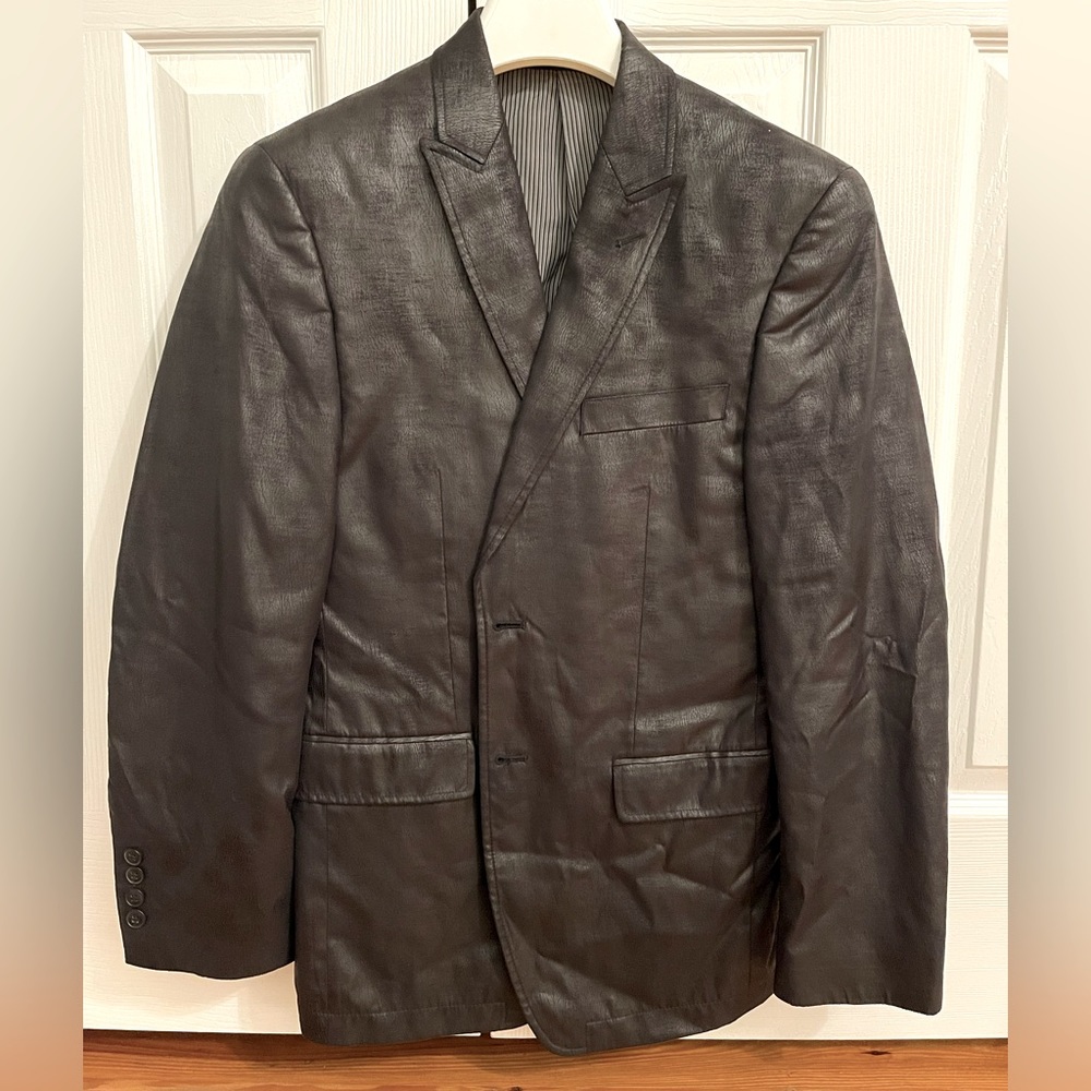 Calvin Klein Faux Suede Blazer